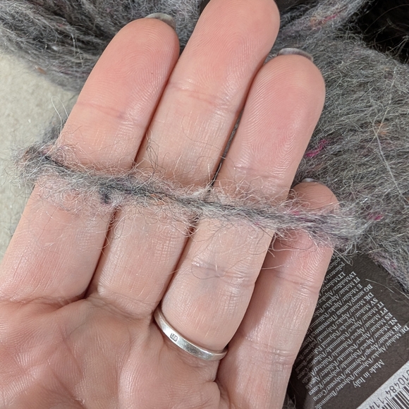 9 x Rowan Tweed Haze Yarn Skiens in Grey and Navy, Mohair Alpaca - Picture 9 of 10